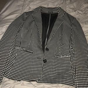 Checkered blazer
